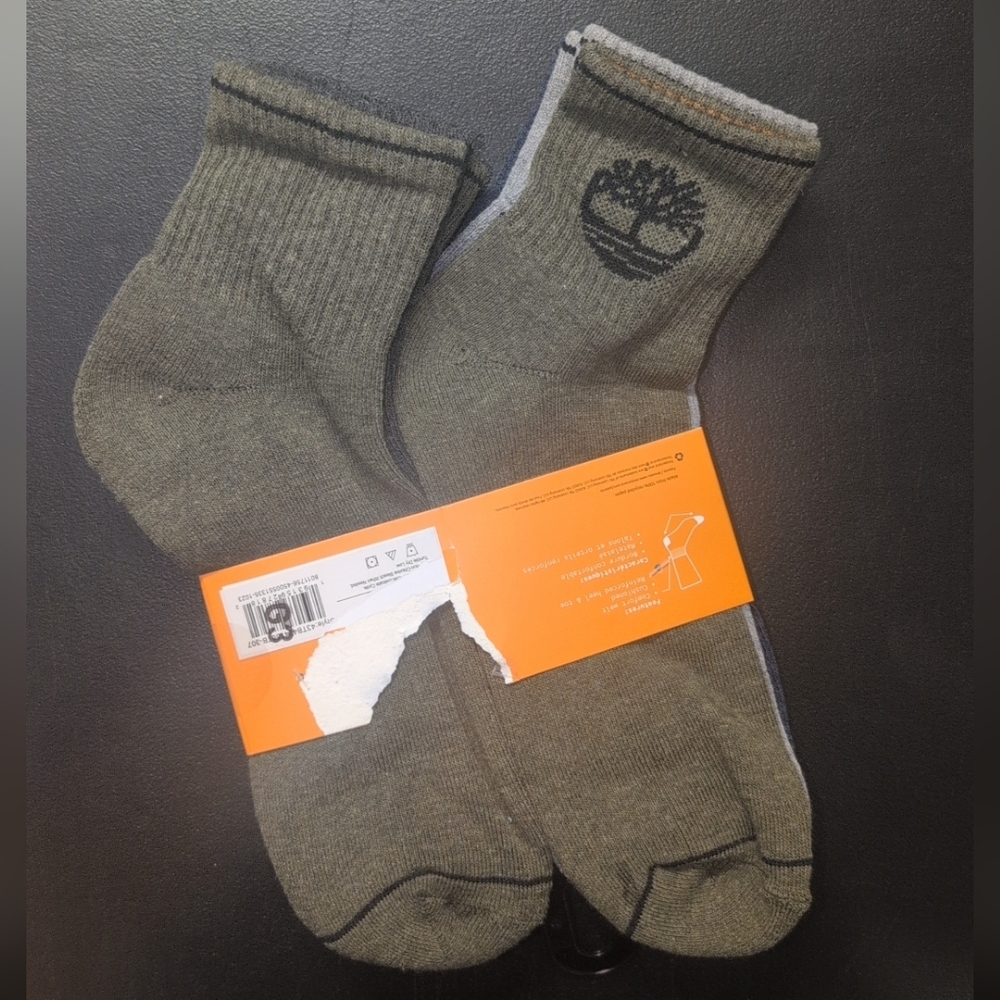 Timberland Men's Casual Socks - Multi Color 5pk - Picture 2 of 2